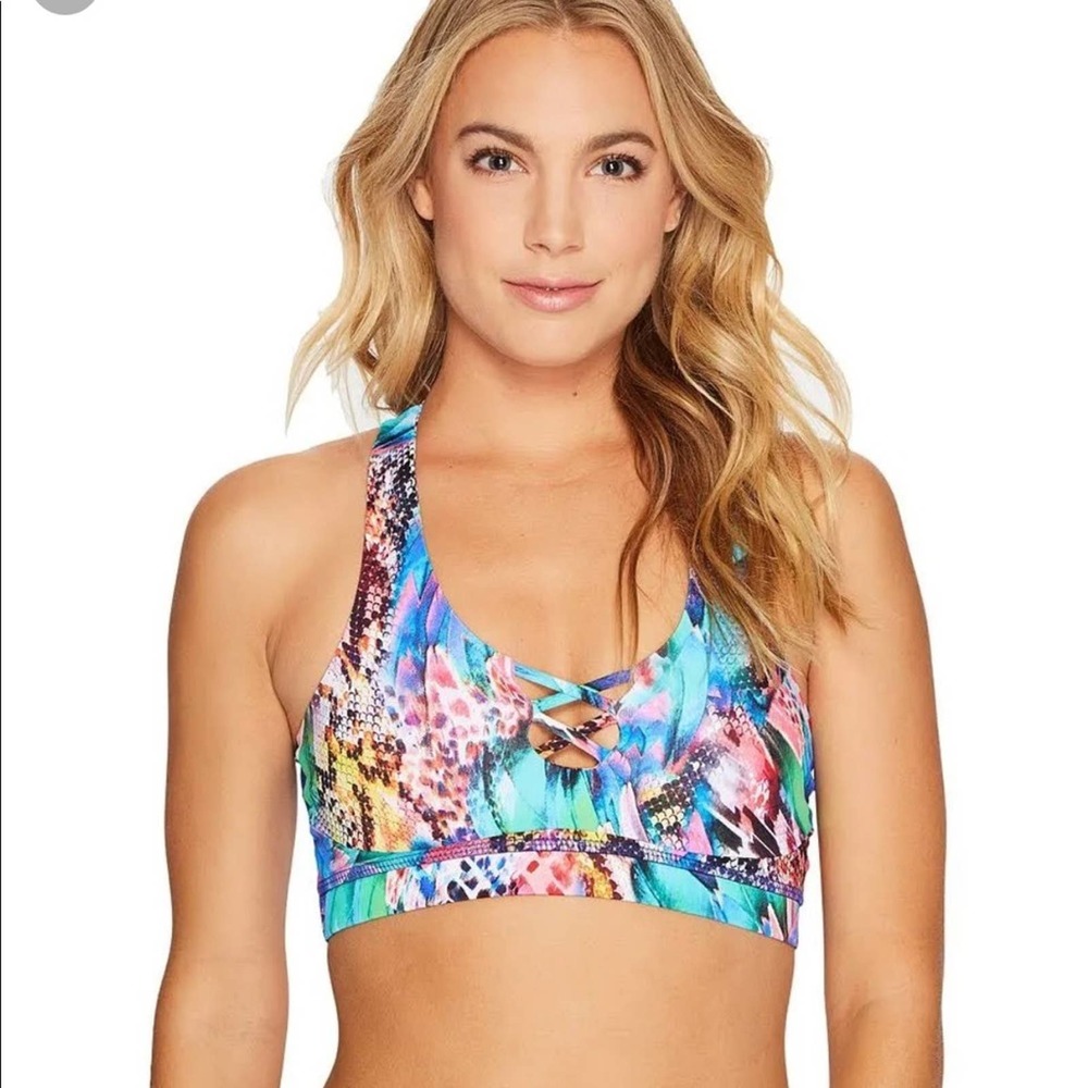 Luli Fama GORGEOUS CHAOS - Lacefront Sports Bra